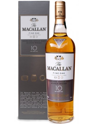 Macallan Fine Oak 10 Years Old Whisky 